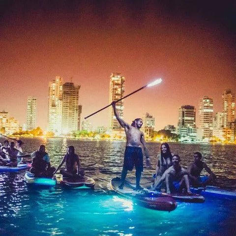 Stand-up Paddle Boarding sunset Glow Tour - Juan Ballena | Travel Experiences in Cartagena