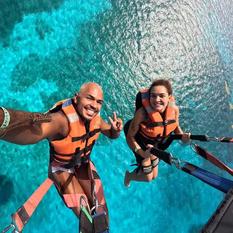 voo de parasail em san andres