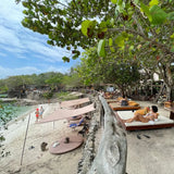 Rosario Islands day trip - Paue beach lounge