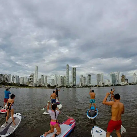 Stand-up Paddle Boarding sunset Glow Tour - Juan Ballena | Travel Experiences in Cartagena